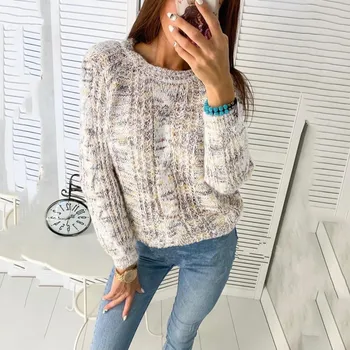 

Women's Cable Knit Sweater Split Knitted Pullover Sweaters Oversized Sweater Women Cardigan Plus Size Sweater Women Jersey Mujer