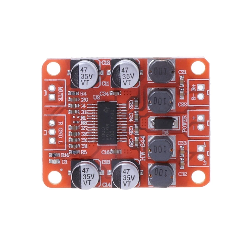 

HW-644 TPA3110 Digital Amplifier Board Stereo Audio Amplified Module