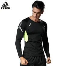 Спортивная одежда FDBRO, быстросохнущая Спортивная футболка для бега, Мужская футболка, Мужская одежда для фитнеса, баскетбола, футбола,, мужская тренировочная футболка для упражнений