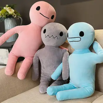 

60-100cm Humanoid Figure dolls soft stuffed plush character toys pillows ragdoll kids toy Figures birthday Christmas gifts