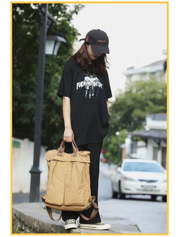 Retro Large Capacity Soft Canvas Women's Backpacks Fashion Student Schoolbag Teenager Girl Travel Backpack Sac A Dos 2021 New