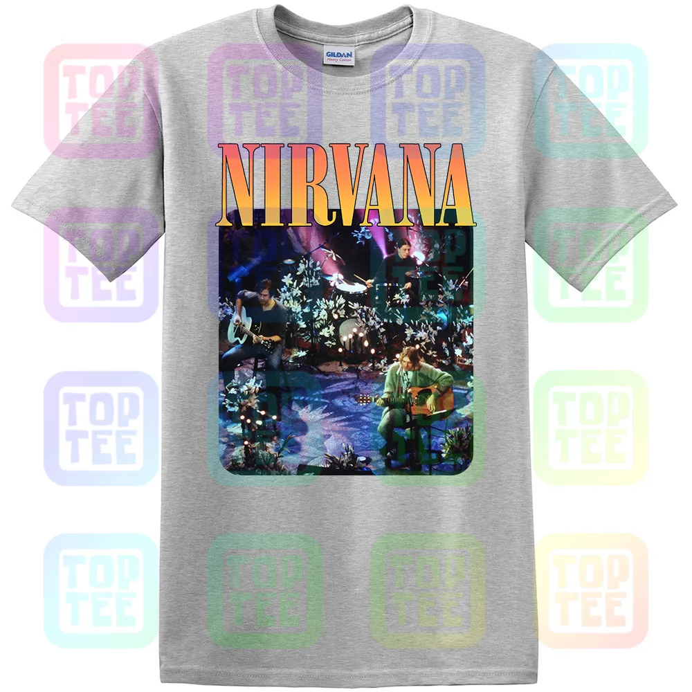 2008 Nirvana черная футболка Unplugged Мужская Маленькая группа тур