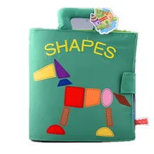 Младенец для раннего обучения детей книга ткань нетканые книги обучения обучающая игрушка