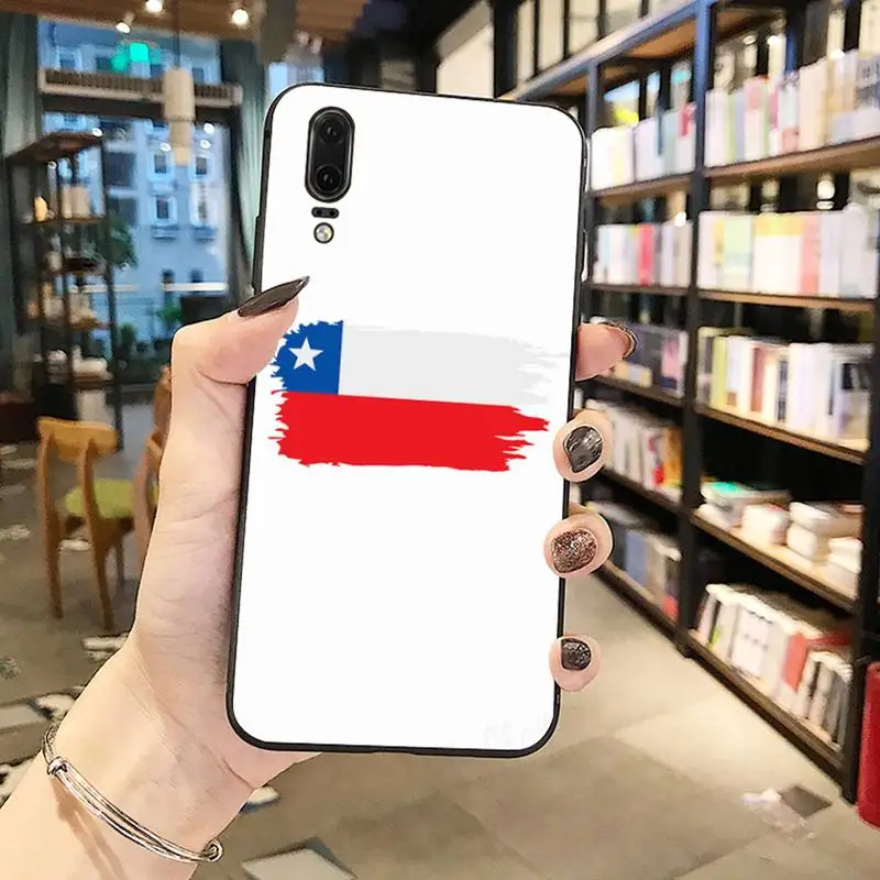 cute phone cases huawei Quốc Gia Chile CL Chile Grungy Cờ Ốp Lưng Điện Thoại Funda Cho Huawei P9 P10 P20 P30 Lite 2016 2017 2019 Plus pro P Thông Minh phone case for huawei Cases For Huawei