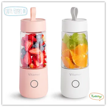 

350ml Mini Portable Tritan Material Electric Juicer Durable High Power Fruit Mixer Household Travel Food Processing Appliance