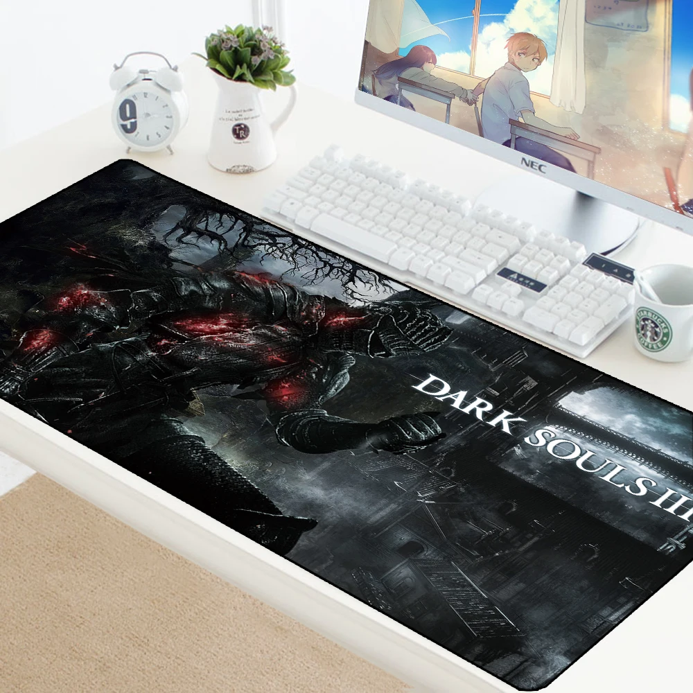 Dark Souls коврик для мыши, компьютерный игровой коврик для мыши, PC Gamer для клавиатуры, коврик для мыши, большой xl коврик для мыши для ноутбука 70x30 см