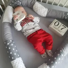 Украшение кроватки, мультяшный детский коврик для ползания, утолщенное украшение для детской кровати, защита Бампера