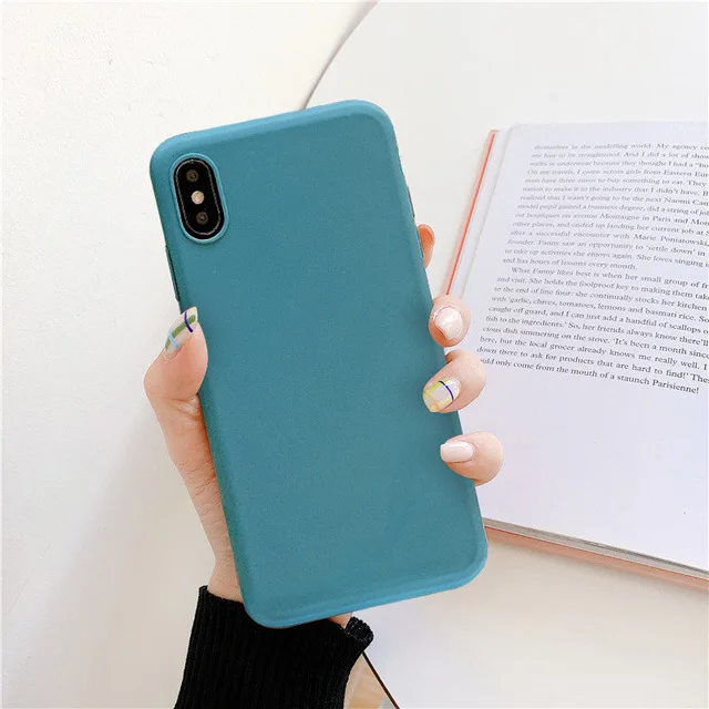 Мягкий силиконовый чехол NFH Candy Для huawei P30 Lite P20 Pro матовая задняя крышка на Honor 10 Lite Honor 20 Pro Y6 Prime TPU Shell - Цвет: Blue Case On