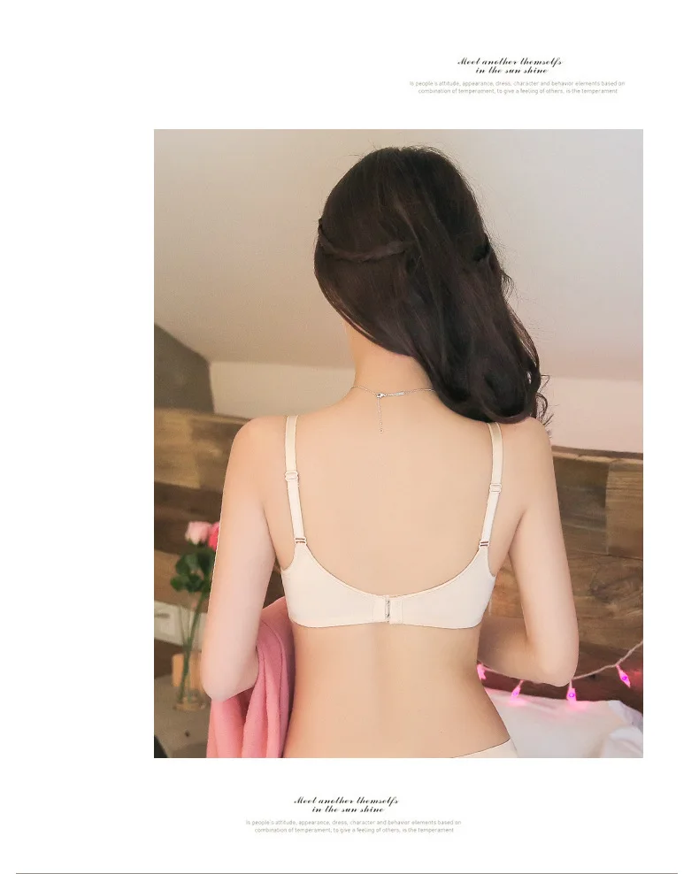 MS Sujetadores sin costuras para mujer пуш-ап sujetadores sin alambre sujetador Cup ropa interior Sexy sujetador tres cuartos