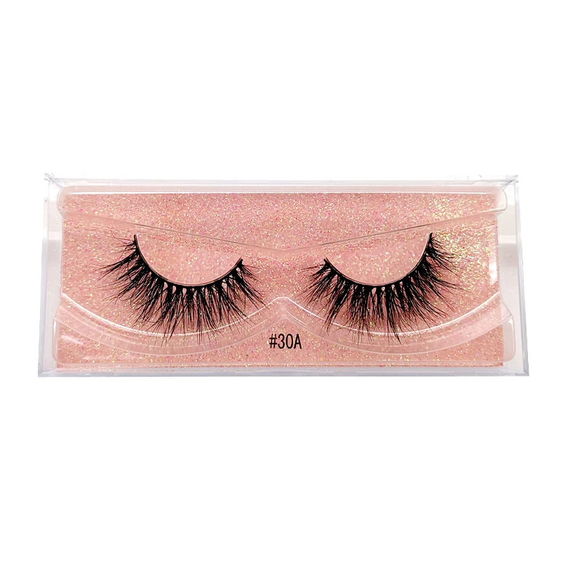 

1 Pair 3D Mink Eyelashes Self-adhesive False Lashes Hand Made Full Strip Mink Eyelash MakeupTools Wholesale