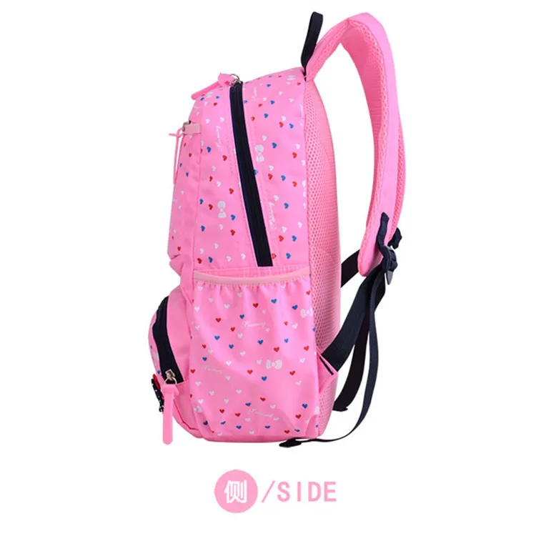 

2019 New Style Schoolbag Hipster Printed Backpack Three-piece Set Waterproof Nylon Backpack Different Size Bags