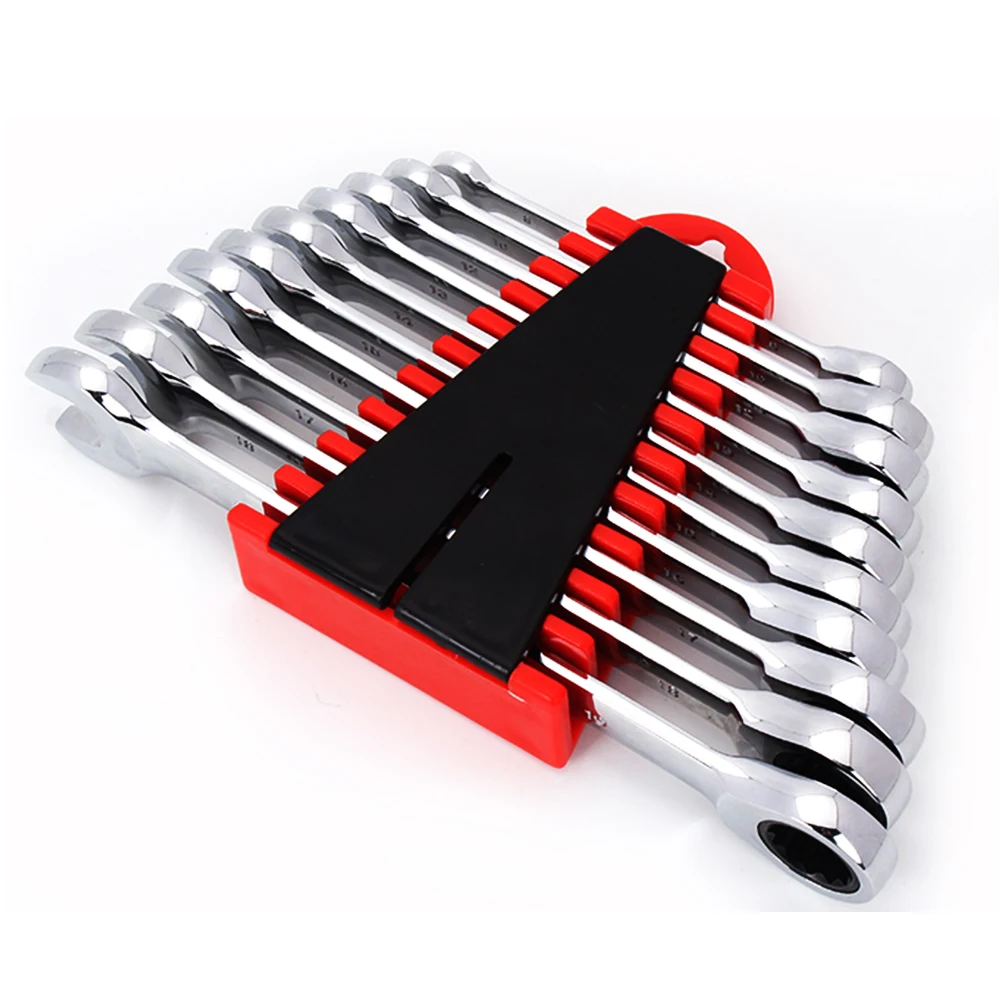 5/6/8/10/12 slot Wrench Rack Storage Tools Plastic Tool Organizer for Spanner Hand Tools Garage Wrenches Keeper
