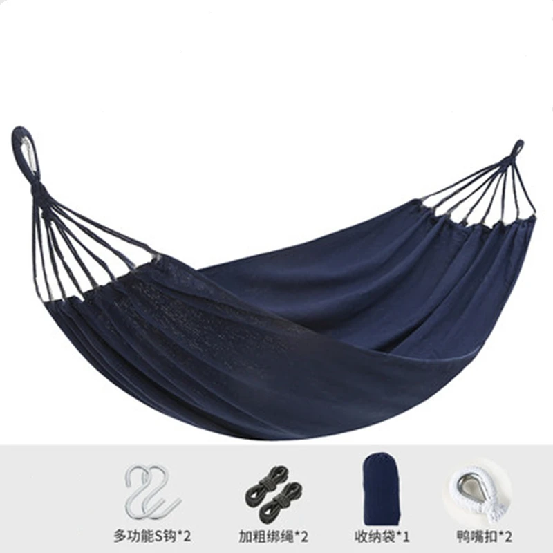 Swing-Bed Hammock Hanging Chair canvas Fabric Patio Single Double-Hammock Travel Outdoor Camping Hiking Garden Furniture outdoor furniture discount