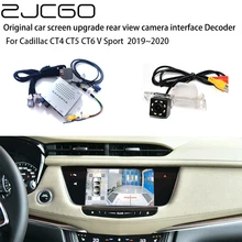 

ZJCGO Car Rear Reverse Bakcup Camera Auto Digital Decoder Box Interface Adapter For Cadillac CT4 CT5 CT6 V Sport 2019~2020