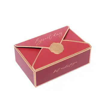 

20pcs/lot Creative Small Gift Box Wedding Chocolate Candy Box New Personalized Envelope Shape Paper Box 7x10.5x3.5cm