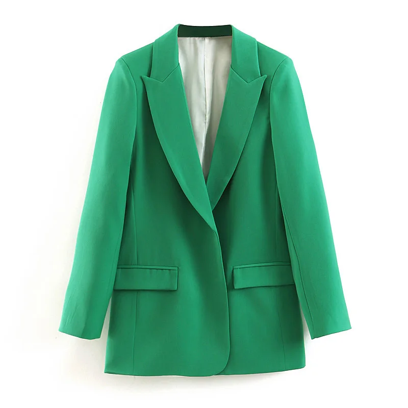 

2019 Autumn New Products Western Style Fashion Slimming Simple Long Sleeve Sleeveless Mid-length Suit Jacket Leisure Suit