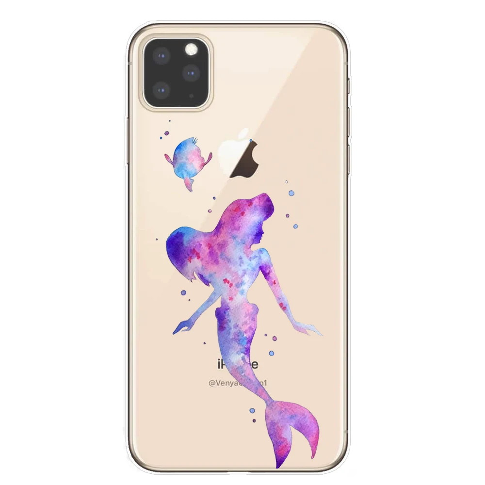 Чехол с русалкой для iPhone 11 Pro XS чехол для MAX XR для iPhone 8 7 6 6S Plus 5S SE чехол - Цвет: T6503