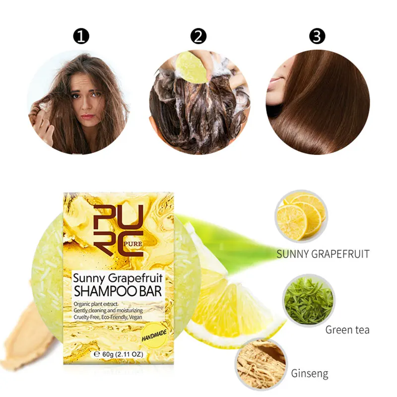 60g Fruity Milk Shampoo Soap Anti Dandruff hair Care Moisturizing Hair Handmade Shampoo Soap