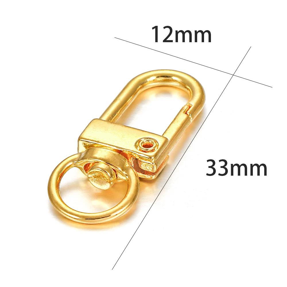 Alloy Snap Lobster Clasp Hooks for DIY Jewelry and Accessories (10-Pack) Wholesale