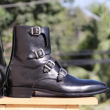 

Men ankle boots business dress shoes male man warm shoe men's winter autumn gladiator booties sapato feminino chaussure LP391