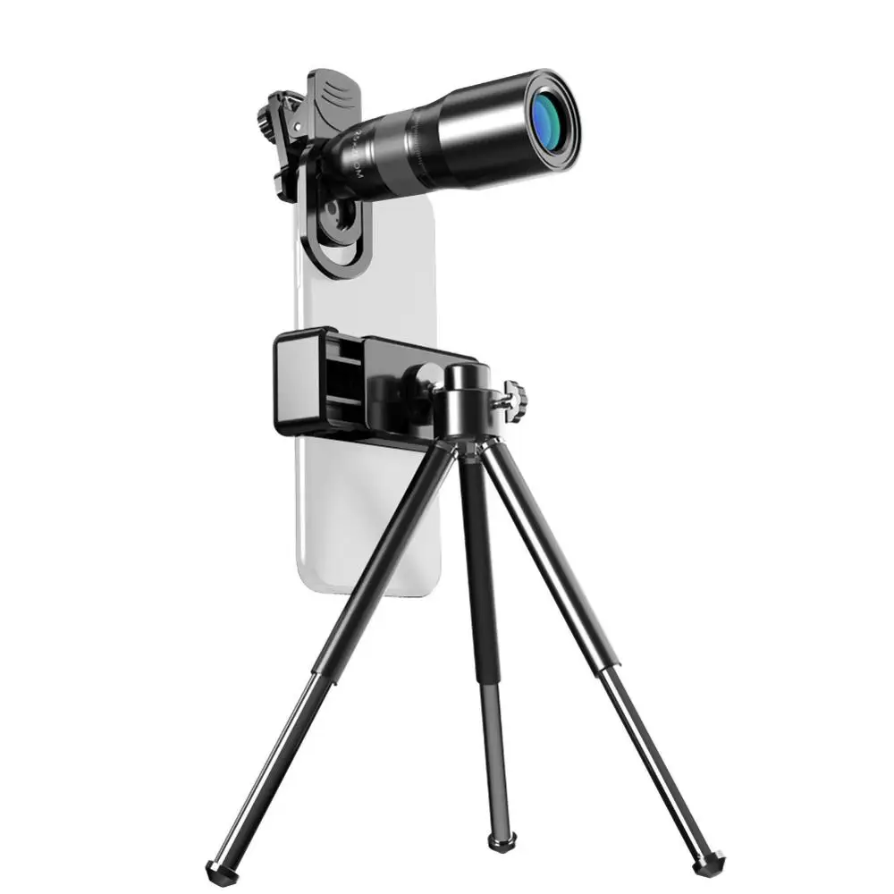 

Mobile Phone Telescope Camping Monocular Telescope Lens 25X Single Tube Telephoto Lens HD External Telescope Outdoor Equipment