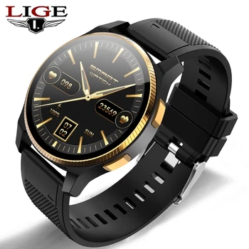 

LIGE Bluetooth Phone Smart Watch Men Waterproof Sports Fitness Watch Health Tracker Weather Display 2020 New smartwatch Woman