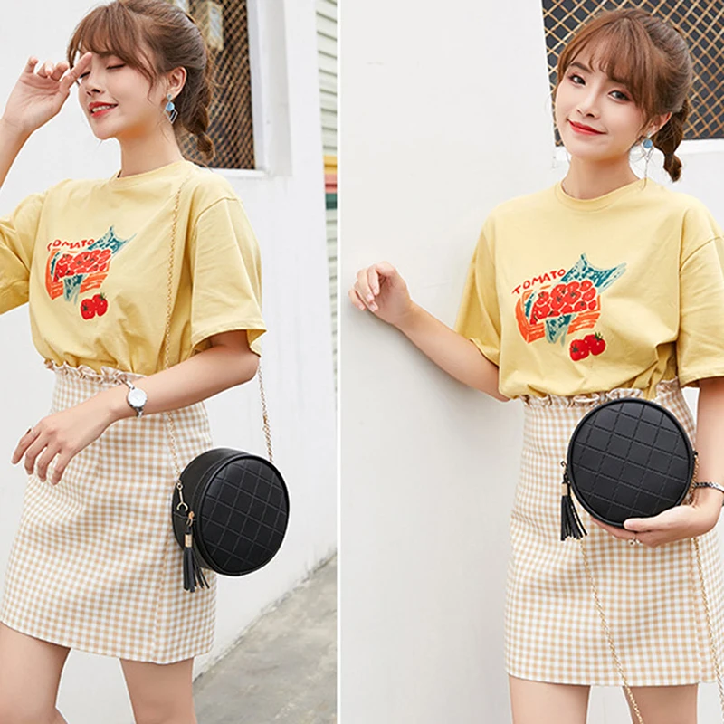 

Fashion Crossbody Out Shoulder Bag Round Package Purse Chain Cute Tote Bags for Women