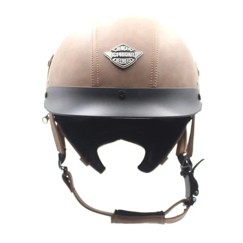 

Electric motorcycle safety helmet semi-covered retro locomotive rider semi-helmet pedal Prince helmet Japan Fly
