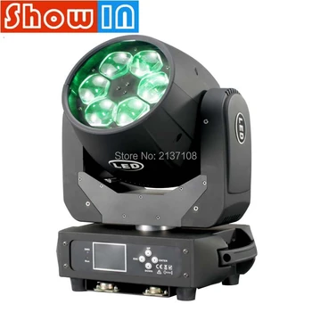 

6*25W LED Super Beam Wash Moving Head Light DMX Controlador DJ Disco Party Stage Effect Projector Luci Discoteca Cabeza Movil