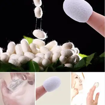 

100pcs/Pack Natural Silk Cocoons Silkworm Balls Anti Aging Facial Skin Care Organic Facial Skin Care Scrub Purifying Acne props