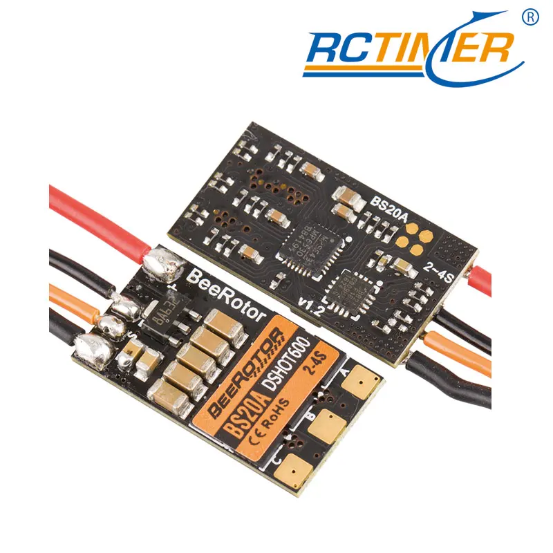 

BeeRotor 20A BLHeli_S Dshot ESC 20A 2-4S