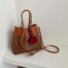 Сумка-мешок Новая модная сумка на одно плечо большая сумка женские сумки и кошельки