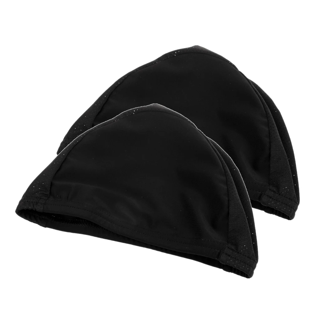 Perfeclan 2pcs Women Men Beanie Hat Ski Skull Cap Cycling Helmet Liner Hat