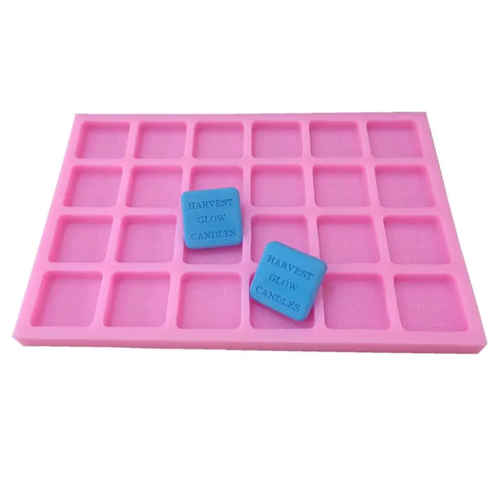 

Customize Hotel Bar Soap Silicone Mold Scented Candle Wax Melt Molds Custom Mold with Brand Logo