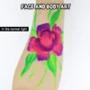 Bowitzki 50g  professional Face and body Painting Neon Rainbow Split Cake Water actived eyeliner Makeup eyeshadow 5