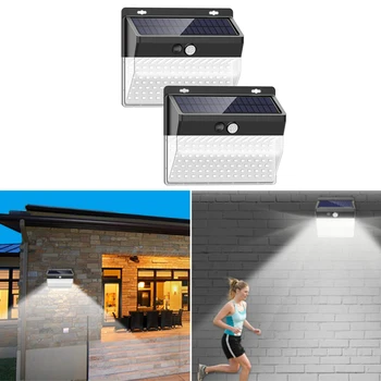 

Wireless Solar Powered LED Solar Light 206 LEDS Waterproof PIR Motion Sensor Outdoor Fence Garden Light Pathway Solar Wall Lamp