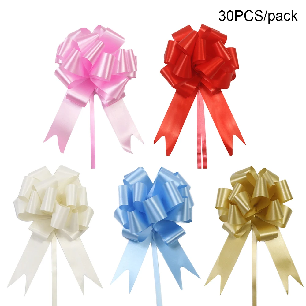 Large Ribbon Pull Bows Wedding Party Decoration Gift Wrap Packaging Christmas UK 