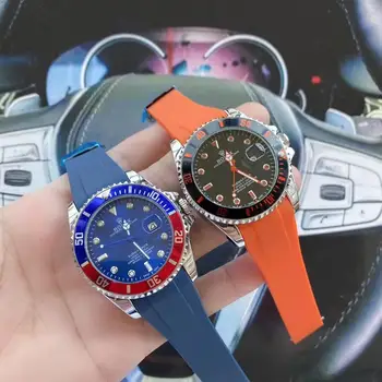 

2020 Hot Sale Rolex- Submariner- Brand Luxury Men's silicone strap Quartz Watch Business Fashion Casual Ladies Watch Gift AAA