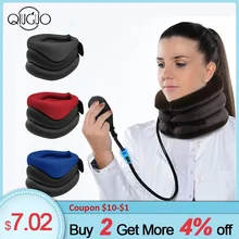 Neck Support Cervical Traction Collar Protector Belt Massage Neck Posture Corrector Pain Relief Collar Cervical Traction Support