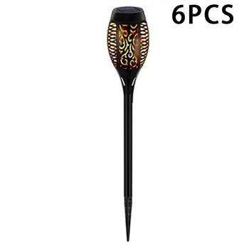 

New 12led Solar Flame Lamp Outdoor Induction Garden Courtyard Plug Decorative Landscape Lamp
