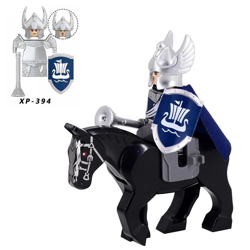 Medieval Rohan Gondor Knights lotr Figures Building Blocks