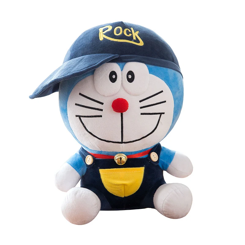 Doraemon 30 см Doraemon плюшевая кавайная игрушка аниме «Дораэмон» в Синей Шляпе pp чучело из хлопка животные куклы детские игрушки на день рождения Рождественский подарок - Цвет: Doraemon
