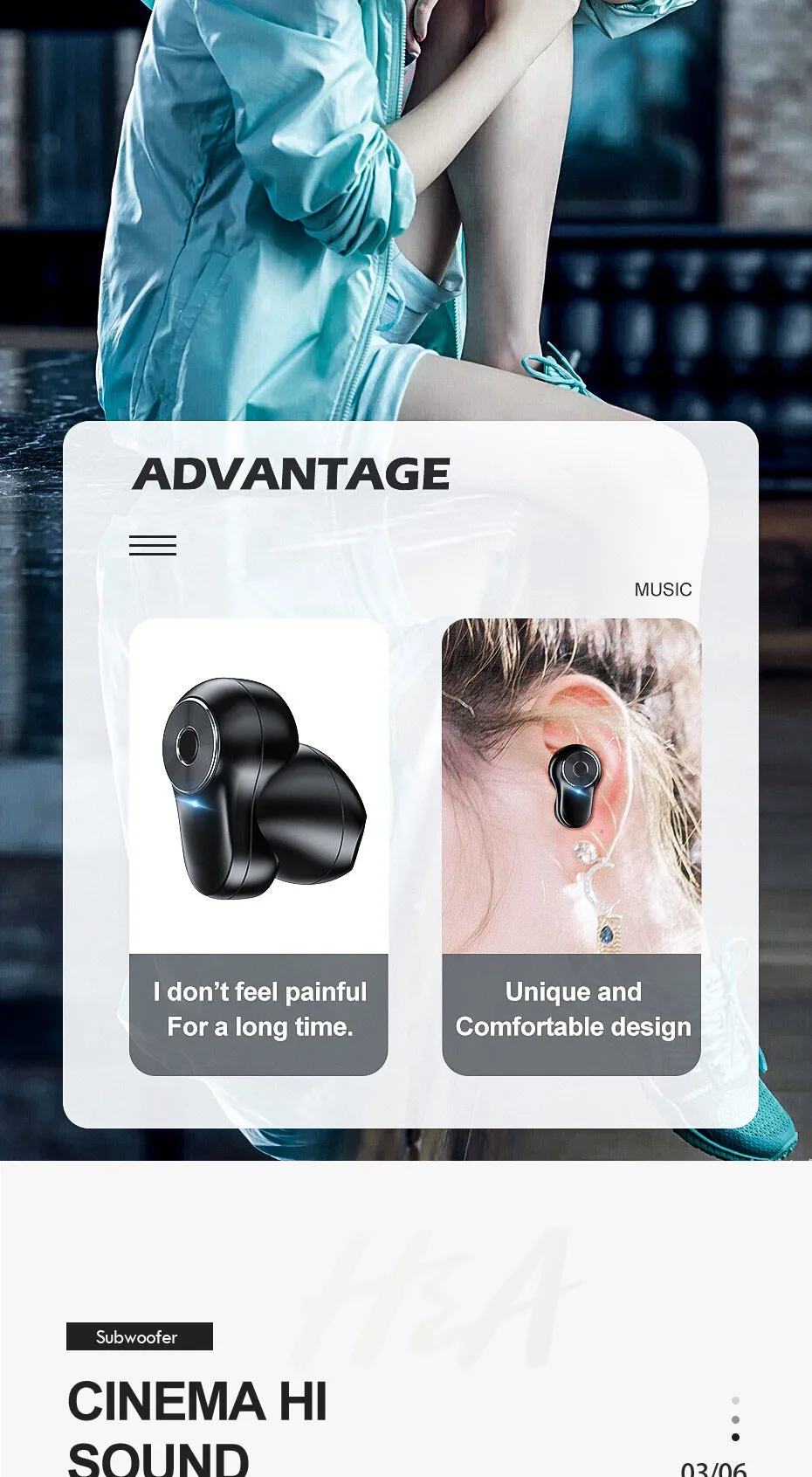 Bluetooth V5.0 Wireless Earphone IPX5 Waterproof Headphones Stereo Sport Earbuds 3500mAh Capacity Headset For iOS Android Phones