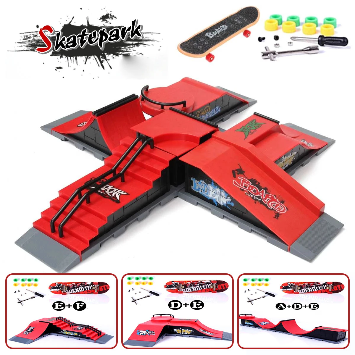 Skate Park Finger Skate Tech Deck Skateboard À Doigts, Pièces De Rampe De Parc, Techdeck, Mini Touche, Parc  Ultime, Jeu De Sport Pour Enfants, Cadeau Pour Enfants - Petits Skates Et  Vélos - AliExpress