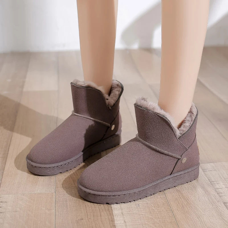 Winter snow boots women shoes platform shoes boots female women shoes plus plush warm ankle boots furry woman booties woman Winter snow boots women shoes platform shoes boots female women shoes plus plush warm ankle boots furry woman booties woman