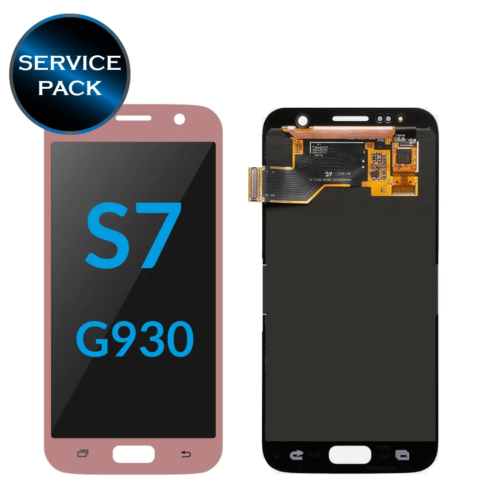 S7 No frame pink S7 ЖК-дисплей для SAMSUNG Galaxy S7 ЖК-дисплей G930 G930F сенсорный экран дигитайзер S7 Pantalla с горящей тенью - Цвет: S7 No frame pink