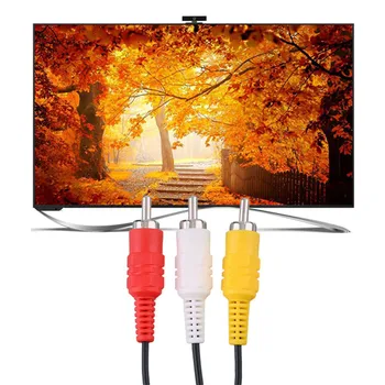 

Computer Composite Connectors TV HD Transfer Cables New Slim PlayStation PS1 PS2 PS3 AV Audio Video Cable Cord Connection Cable