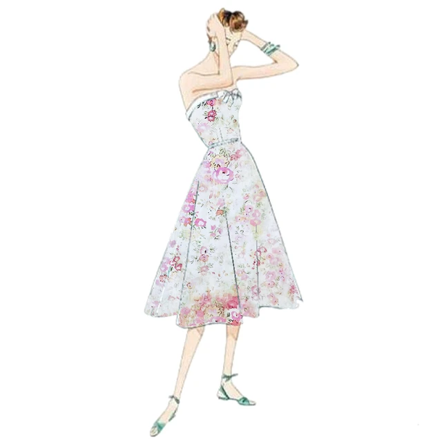 Firok Virágos 80 -As Évek Tissun Liberty Pamutszövet Gyerekeknek Baba Varró Ruhadarabok Szoknya Diy Kézzel Készített Poplin Patchwork Meter 2021 - Image 5