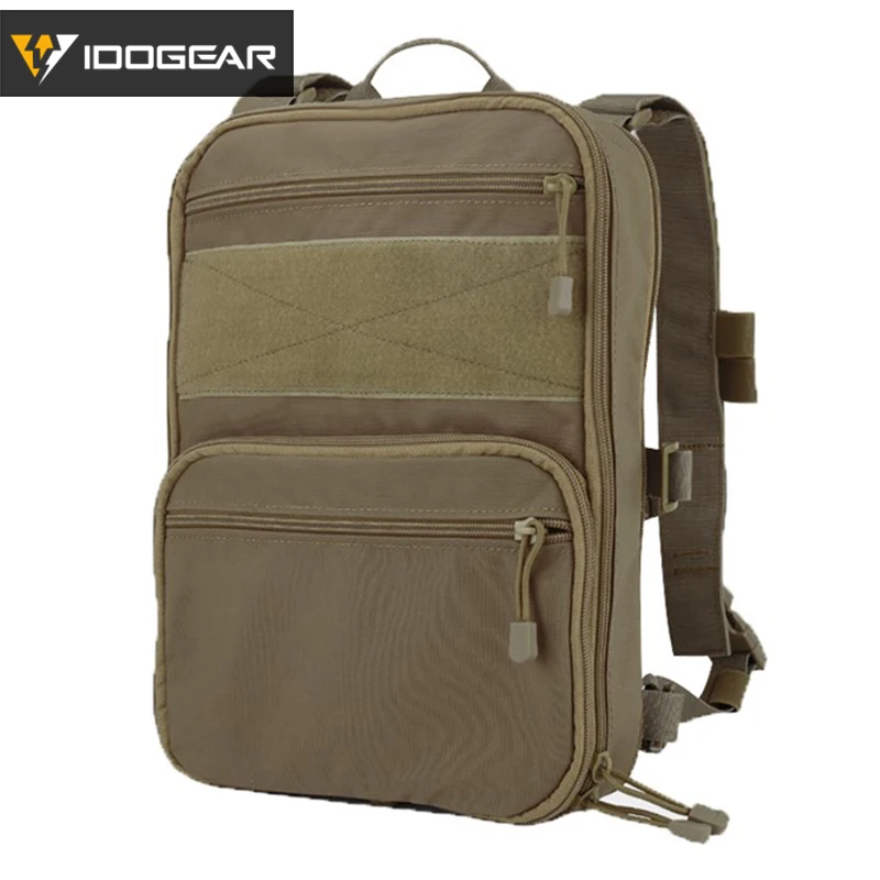 Coyote Brown IDOGEAR 410 Flatpack тактический рюкзак многоцелевой рюкзак военный страйкбол утилита MOLLE сумка Пейнтбол 3562 - Цвет: Coyote Brown