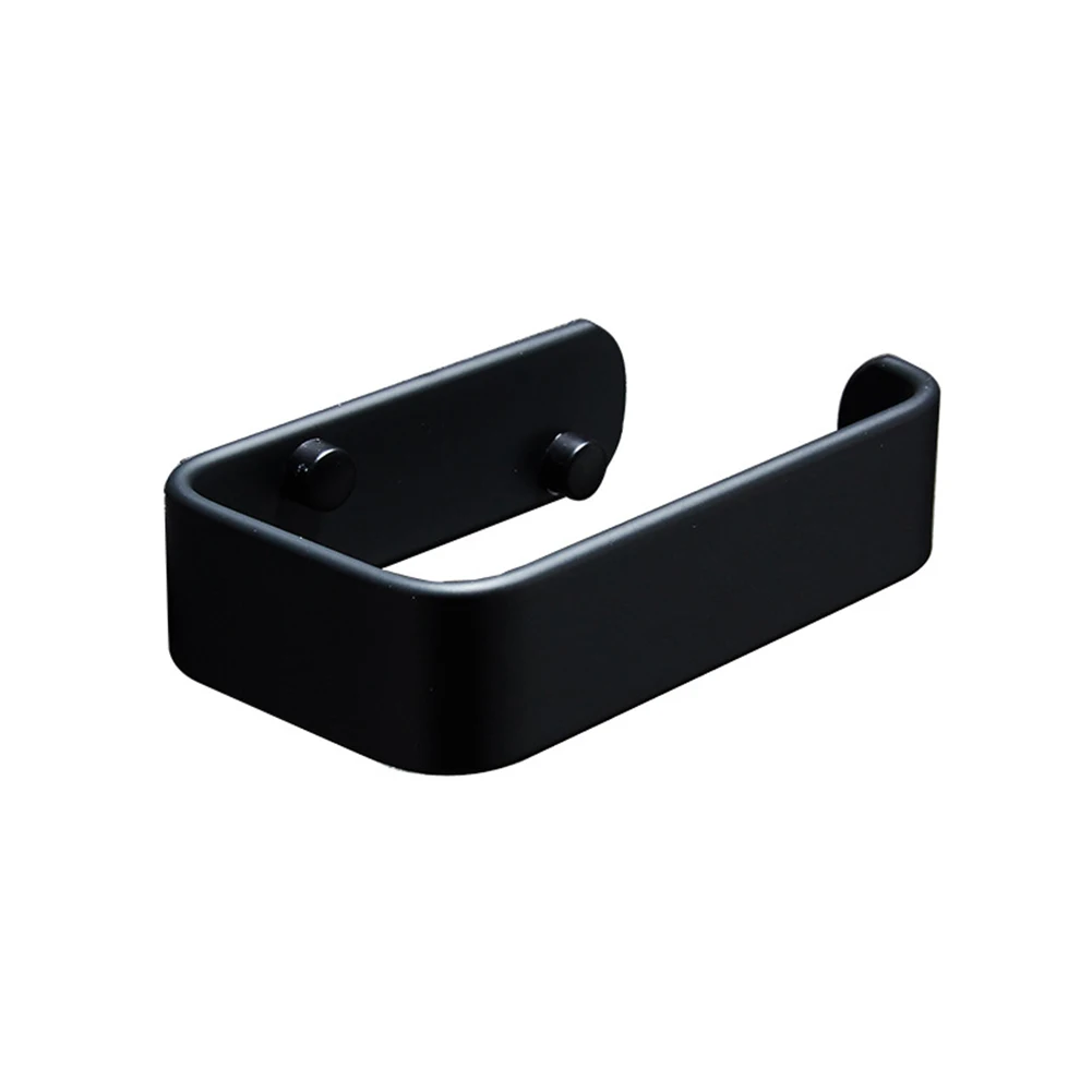 

Home Accessories Decorative Multifunction Durable Wall Mounted Paper Holder Hardware Bathroom Tissure Shelf Napkin Rack Aluminum